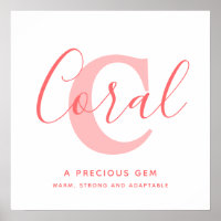 Nom de corail signifiant texte rose orange personn