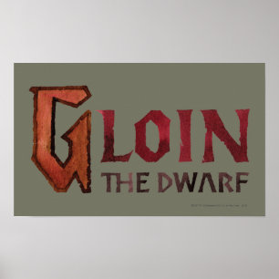 Poster Nom de Gloin