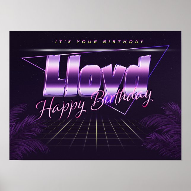 Poster Nom de Lloyd (Devant)