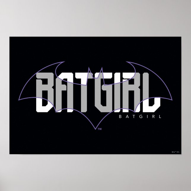Poster Nom Hi-Tech de Batgirl Graphique (Devant)