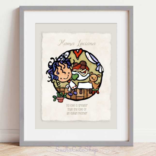 Poster Nom personnalisé ! Cuisinier Italien Cuisiner Spag (Créateur téléchargé)