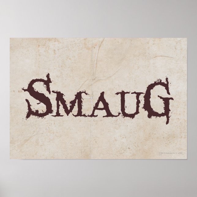 Poster Nom SMAUG™ (Devant)