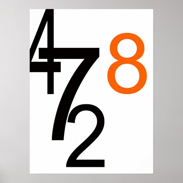 Poster Nombre (Devant)