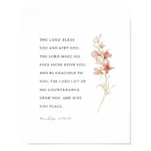 Nombres 6:24-26 Que le Seigneur vous bénisse