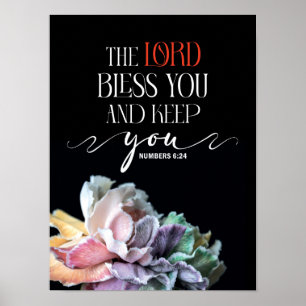Poster Nombres 6:24 Que le Seigneur vous bénisse