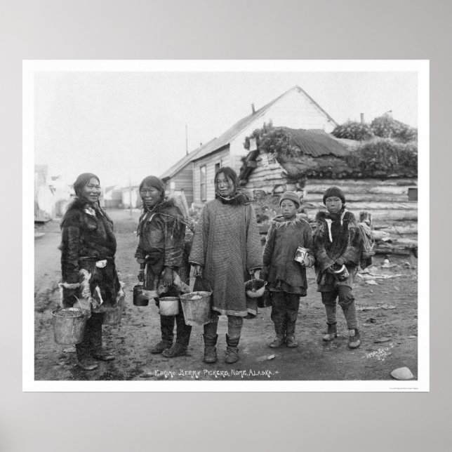 Poster Nome Eskimo Berry Pickers 1916 (Devant)