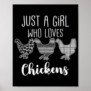 Poster Non 2/2, Juste Une Fille Qui Aime Les Poulets, Drô