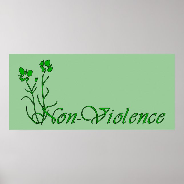 Poster Non-violence (Devant)