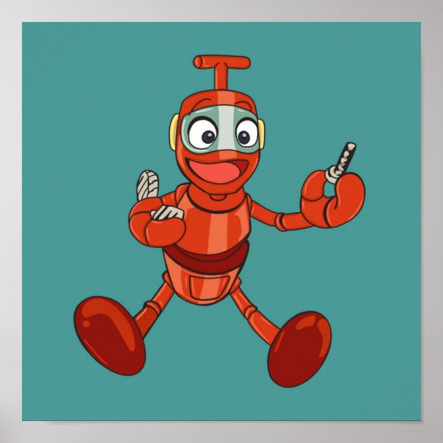 Poster Nono le petit robot personnage d'Ulysse 31 (Devant)