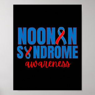 Poster Noonan Syndrome Sensibilisation Ruban Design Famil