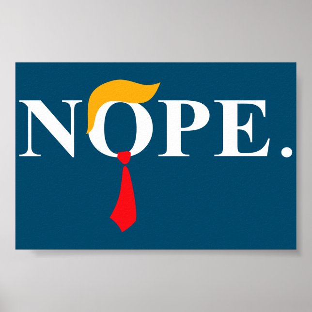 Poster Nope Trump (Devant)