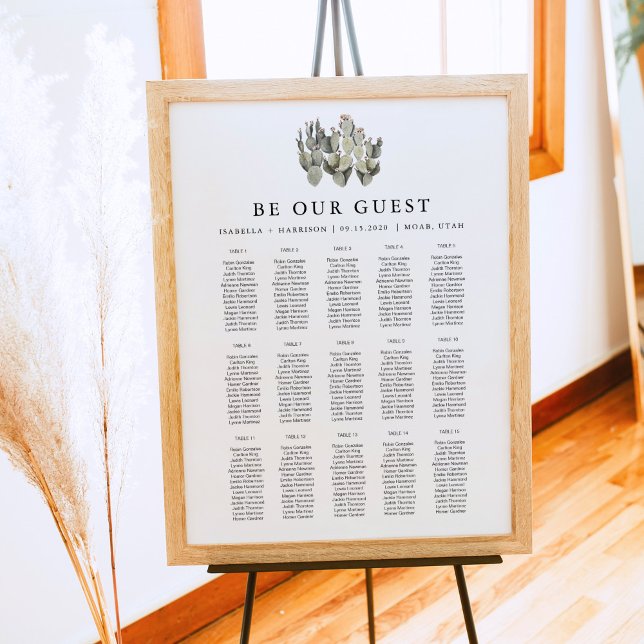 Poster Norah - Prickly Pear Cactus Bohemian Desert (Créateur téléchargé)