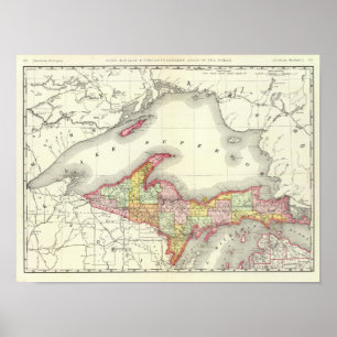Poster Nord du Michigan