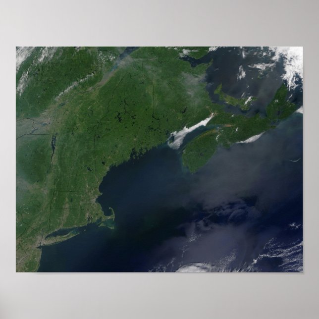 Poster Nord-Est des États-Unis et du Canada (Devant)