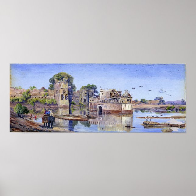 Poster Nord - Palais de Padmini Dans le Fort, Inde (Devant)