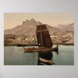 Poster Nordpaybaat, Nordland, Norvège