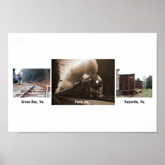 Poster Norfolk et Western 611-L'Esprit de Roanoke