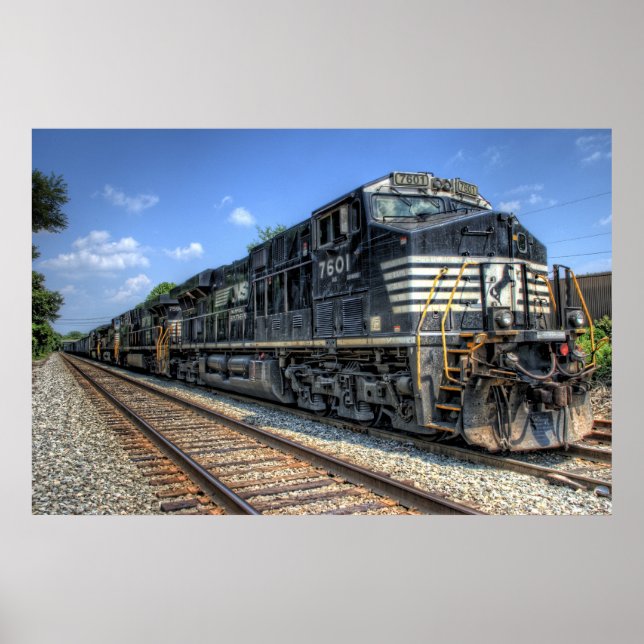 Poster Norfolk Southern en HDR. (Devant)