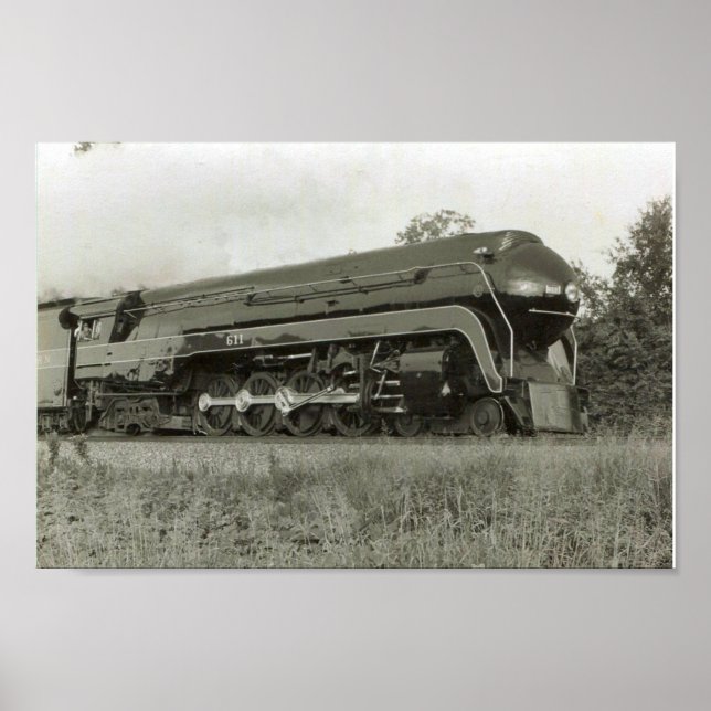 Poster Norfolk & Western 611 (Devant)
