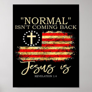 Poster Normal ne revient pas Jésus est Révélation