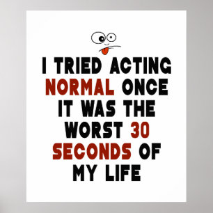 Poster Normal par intérim