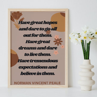 Poster Norman Vincent Peale