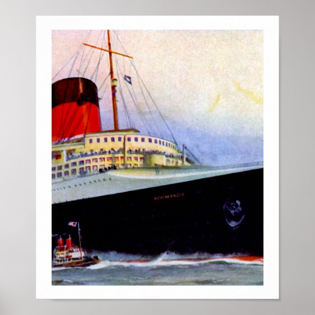 Poster Normandie Forecastle (Devant)