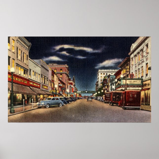 Poster Norristown's Main St (Devant)