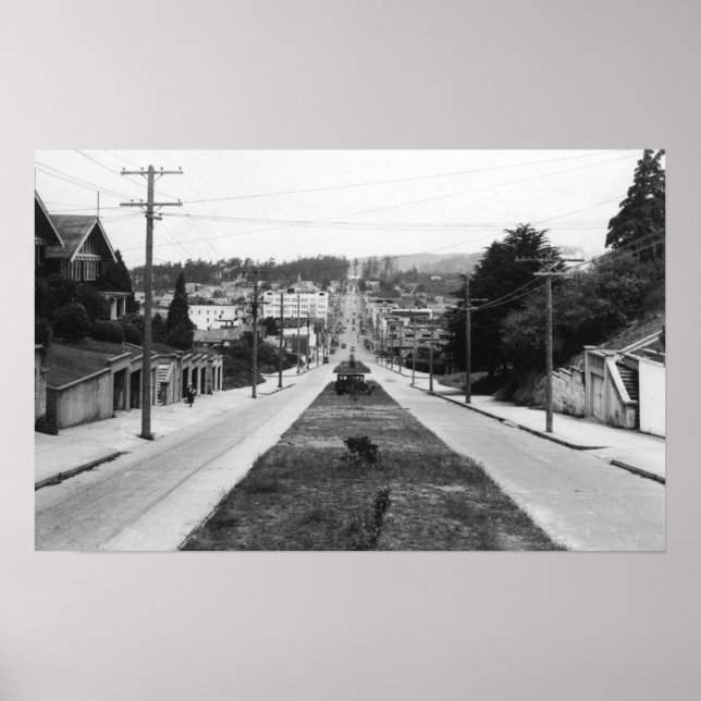 Poster North Bend, Oregon Town View Photographie (Devant)