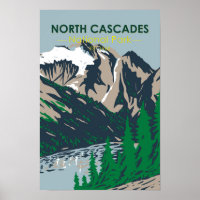 North Cascades Parc national Mont Triumph Vintage