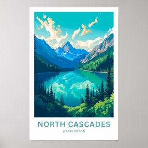 Poster North Cascades Washington Imprimer