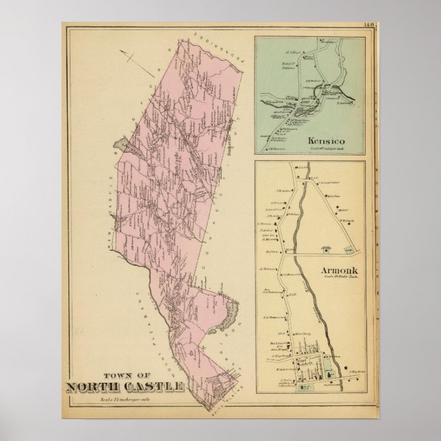 Poster North Castle, New York (Devant)