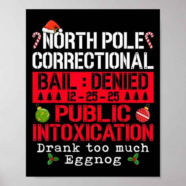 Poster North Le Correctional Public Intoxication Eggnog C (Devant)
