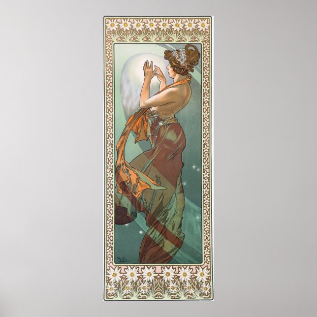 Poster North Star par Alphonse Mucha (Devant)
