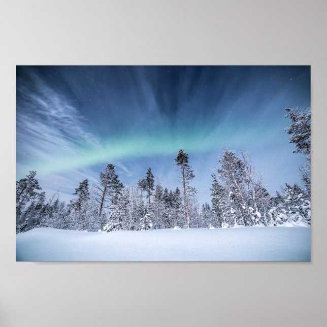 Poster Northern Lights North Norvège (Devant)