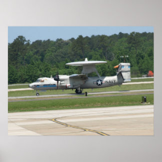 Poster Northrop Grumman E-2C Hawkeye.