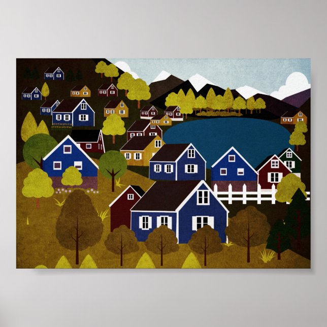 Poster Norvège (Devant)