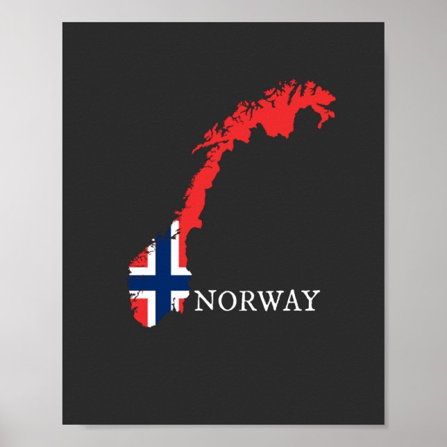 Poster Norvège (Devant)