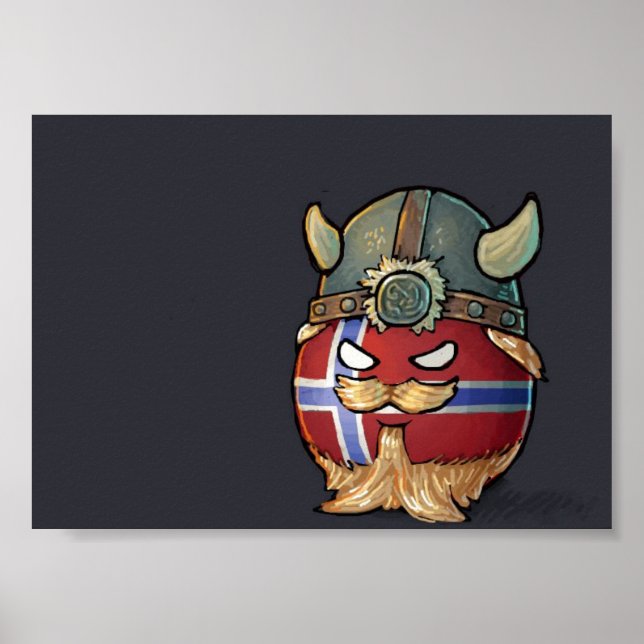 Poster Norvège (Devant)