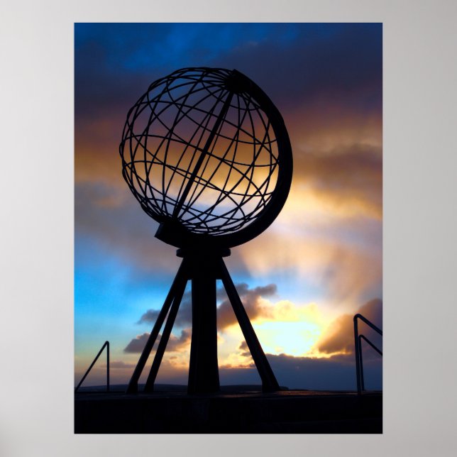 POSTER NORVÈGE-NORD CAPE (Devant)