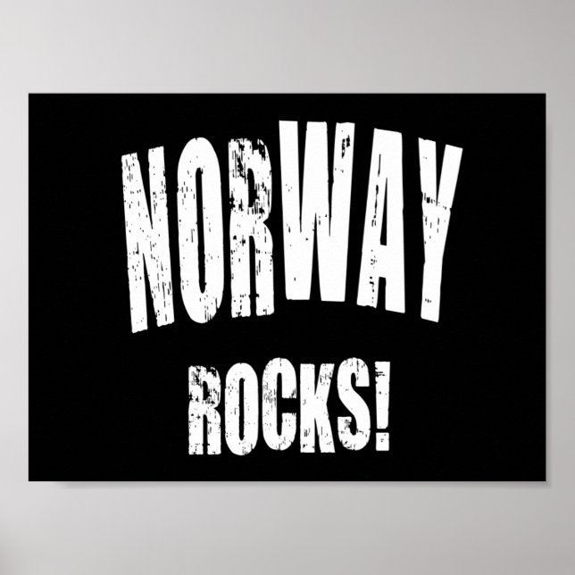 Poster Norway Rocks ! (Devant)