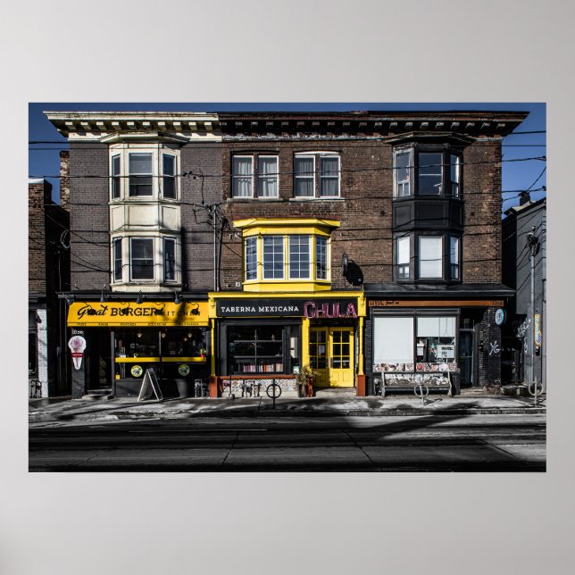 Poster Nos 1056 - 1060 Gerrard St E 2 Version couleur (Devant)