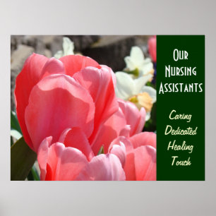 Poster Nos assistants infirmiers estampes d'art Soins de