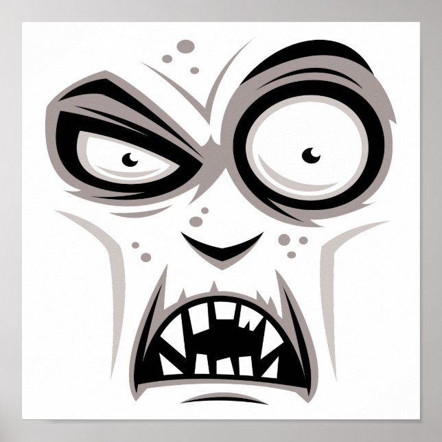 Poster Nosferatu Vampire Face (Devant)