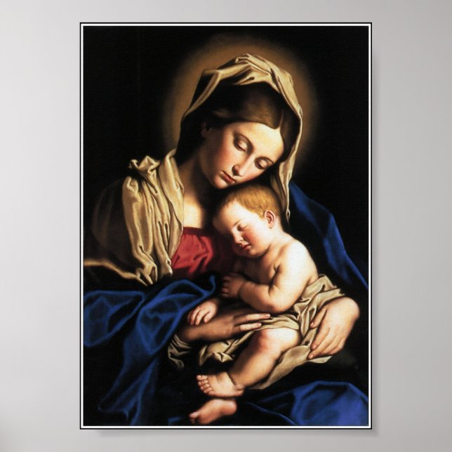 Poster Nossa Senhora e o menino Jesus (Devant)