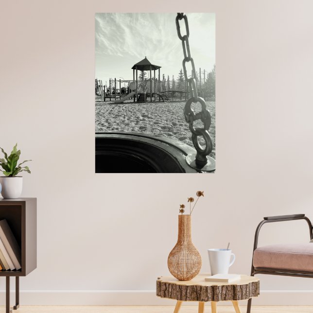 Poster Nostalgie des terrains de jeu (Salon 3)