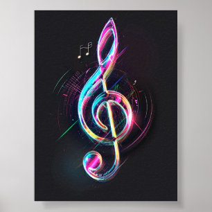 Poster Note musicale