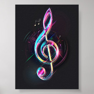 Poster Note musicale