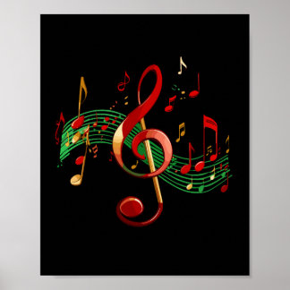 Poster Notes de musique reggae