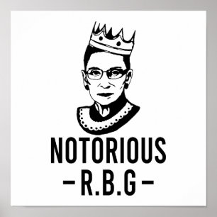 Poster Notorious RBG, Ruth Bader Ginsburg
